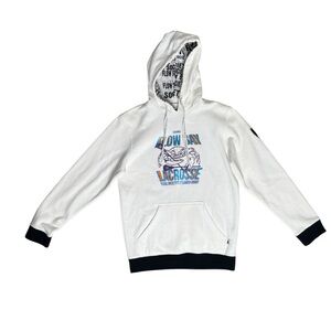 NWT Flow Society  Flowbay Boys White Lacrosse Hoodie Size Small